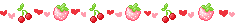 Cherry and strawberry divider